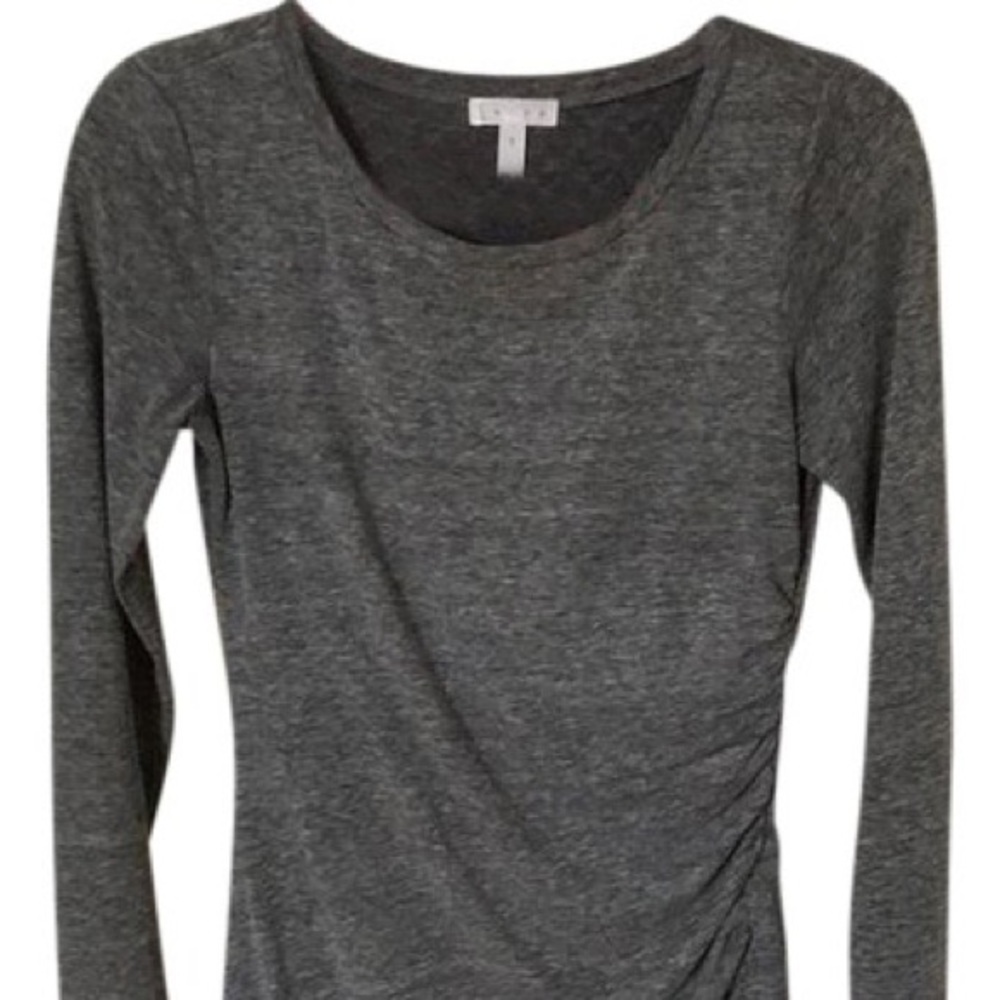 Leith ruched long sleeve dress